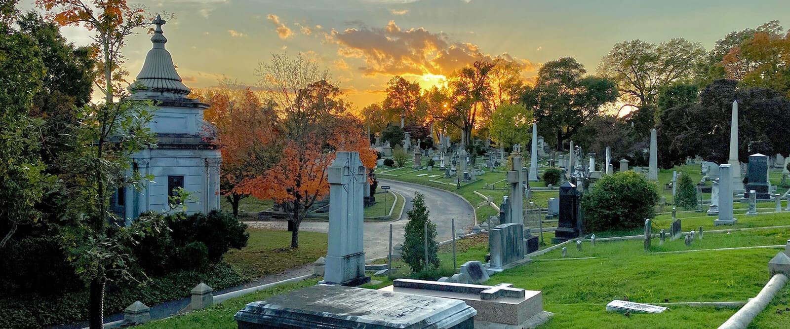 Hollywood Cemetery in Richmond, Virginia